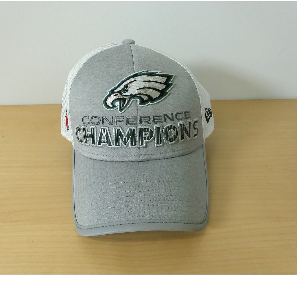 Philadelphia Eagles Conference Champions Super Bowl LII Hat Gray New Era 9FORTY